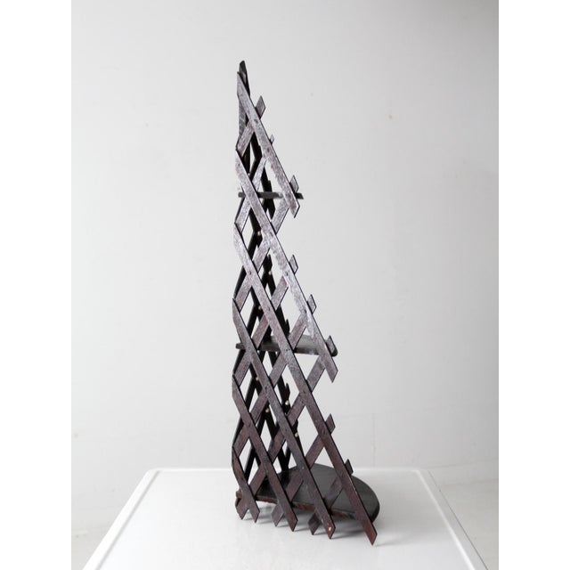 Black Antique Victorian Lattice Corner Shelf For Sale - Image 8 of 9