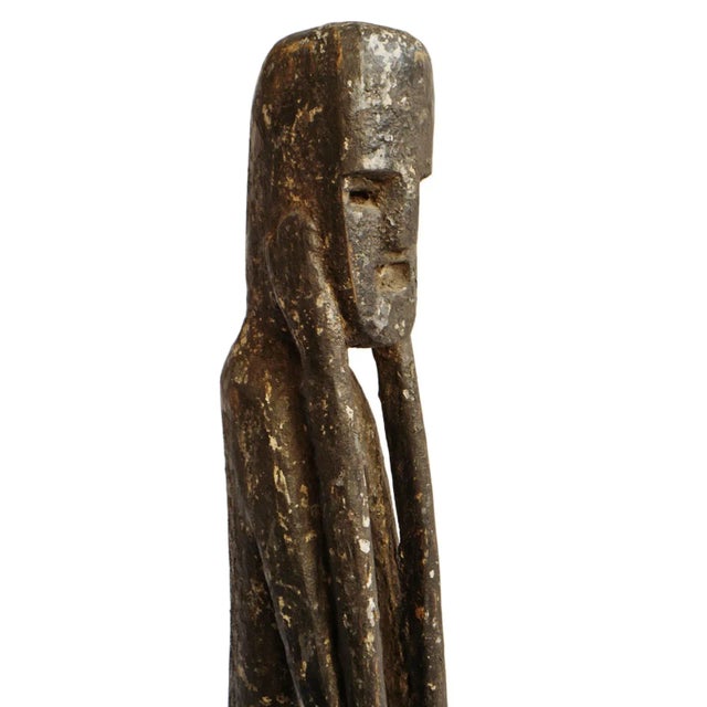 Antique Indian Wood Tribal Sculpture For Sale In Los Angeles - Image 6 of 10