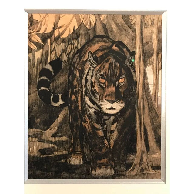 Engraving after Paul Jouve from the work of Terrasse in 1948 490 copies Size etching: 23 x 18 cm Frame: 45 x 49 cm This...