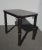 1990s 1990s Vintage Spanish Style Wrought Iron Tall Dining Table with Carved Wood Top For Sale - Image 5 of 13