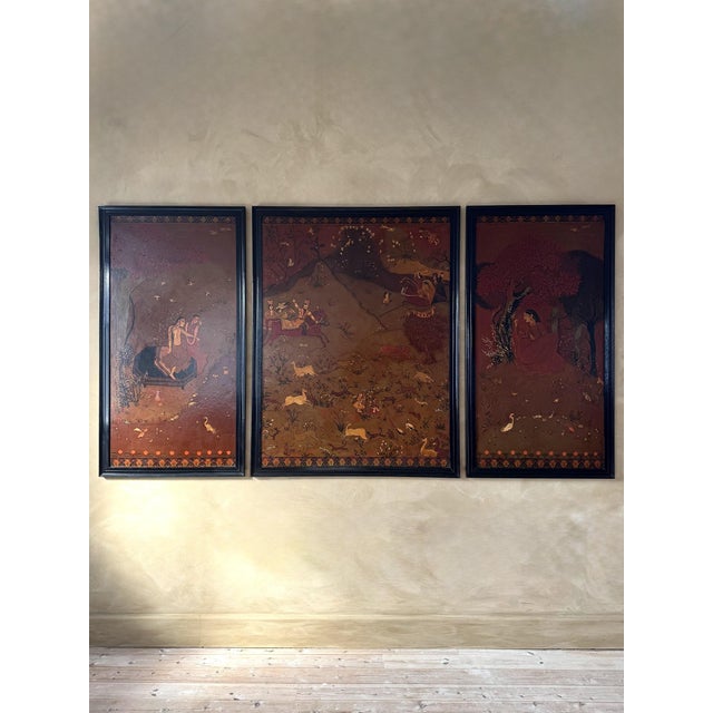 Mughal School, Heroine, 18th Century, Oil on Board For Sale - Image 5 of 11