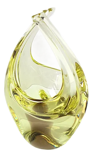 Italian Murano Yellow Bowl