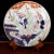 A fine example of the desirable and rare thumb and finger gilt Imari pattern with green foliate decoration and orange...