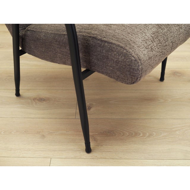 Vintage Italian Grey Armchair, 1970s For Sale - Image 11 of 14