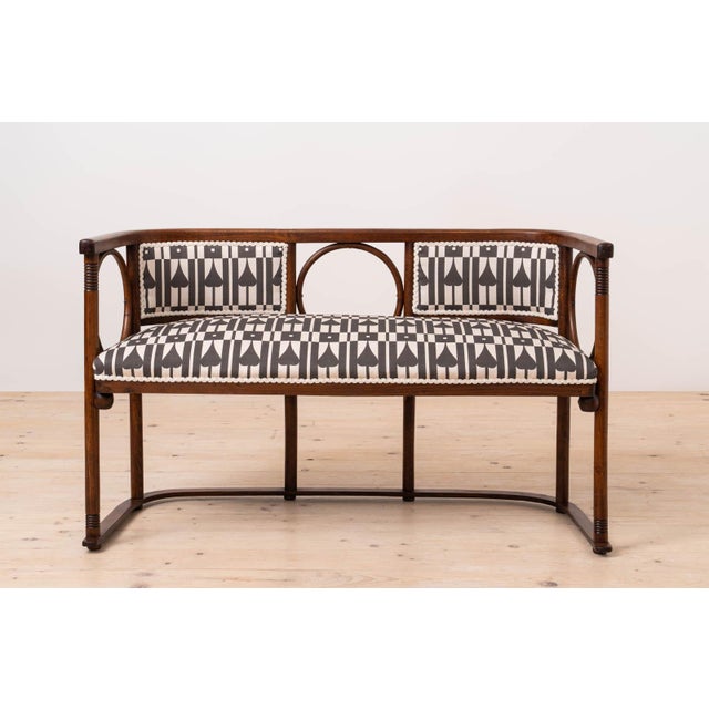 Antique Vienna Secession Bentwood Bench by Josef Hoffmann, 1910 For Sale - Image 10 of 10