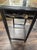 Late 20th Century Late 20th Century Oriental Black Japanese Furniture Lacquer Wood Side Table W. Glass For Sale - Image 5 of 6