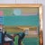 Turquoise 1978 Mid-Century Swedish Modernist Oil Painting by Fredrik Rohde For Sale - Image 8 of 18