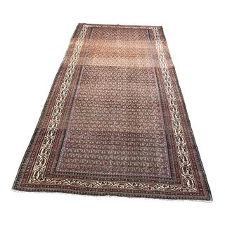 1990s Handwoven Bakhtiari Design Persian Rug 5'10" X 12'2" For Sale