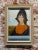 Orange Jean-Pierre Serrier -Portrait of a Modern Mona Lisa -1960s Surrealist Oil Painting For Sale - Image 8 of 8