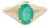 Vintage Style Oval Emerald Chunky Statement Ring Size 5.5 For Sale