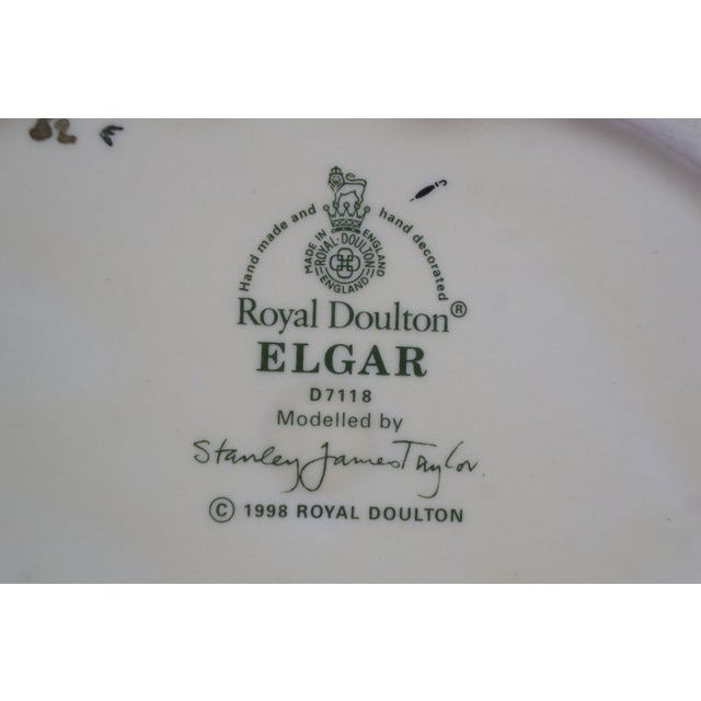 1990s Royal Doulton Sir Edward Elgar Great Composer Toby Character Jug For Sale - Image 6 of 12