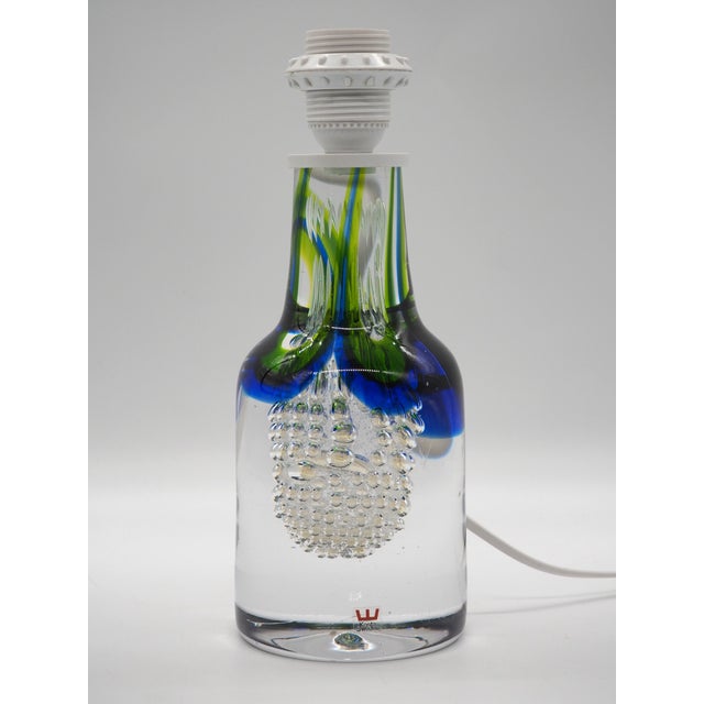 Vintage Rustic Handblown Glass Lamp by Göran Wärff for Kosta Boda, 1970s For Sale - Image 17 of 17