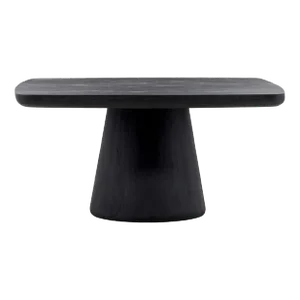 Modern Black Butter Dining Table