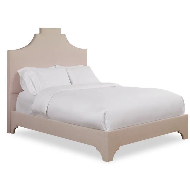 Modern Nadine California King Headboard, Gelam Linen For Sale - Image 3 of 5