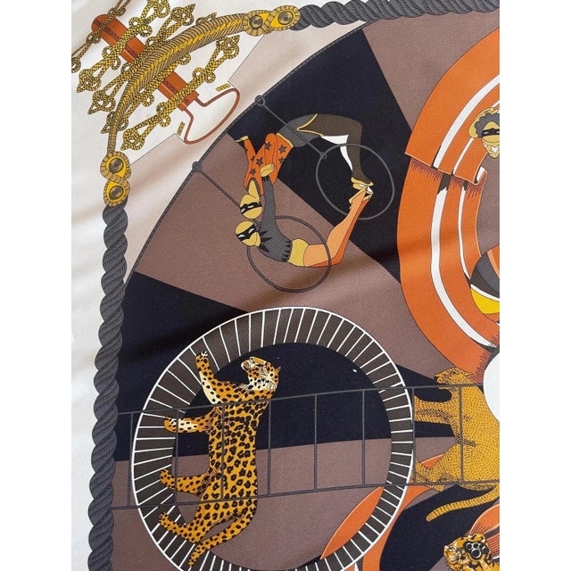 Textile Hermès Silk Scarf “Circus” 2013 For Sale - Image 7 of 9
