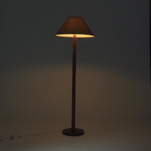 Mid-Century Wooden Floor Lamp from Aneta Växjö, 1960s For Sale - Image 14 of 18