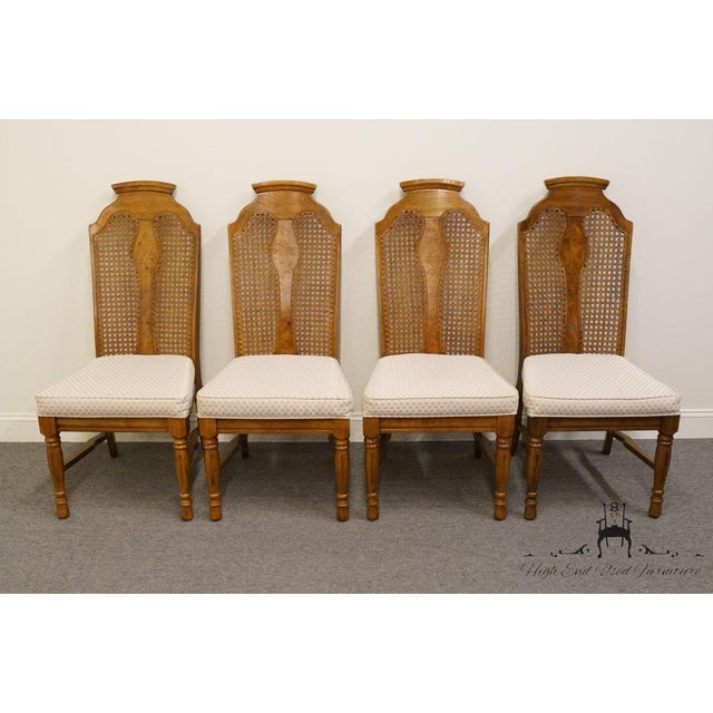 Henry Link Dixie Contemporary Style Cane Back Dining Side Chairs Set