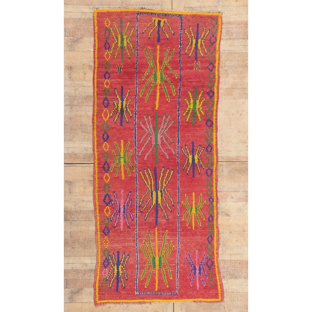 Vintage Azilal Moroccan Rug, 03'09 X 08'09 For Sale - Image 10 of 10