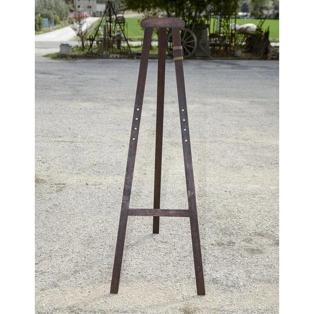 Italian Painters Easel in Wood, 1920s For Sale - Image 9 of 9