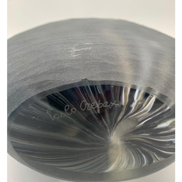 Murano Glass Vase by Paolo Crepax, 1990 For Sale - Image 4 of 8