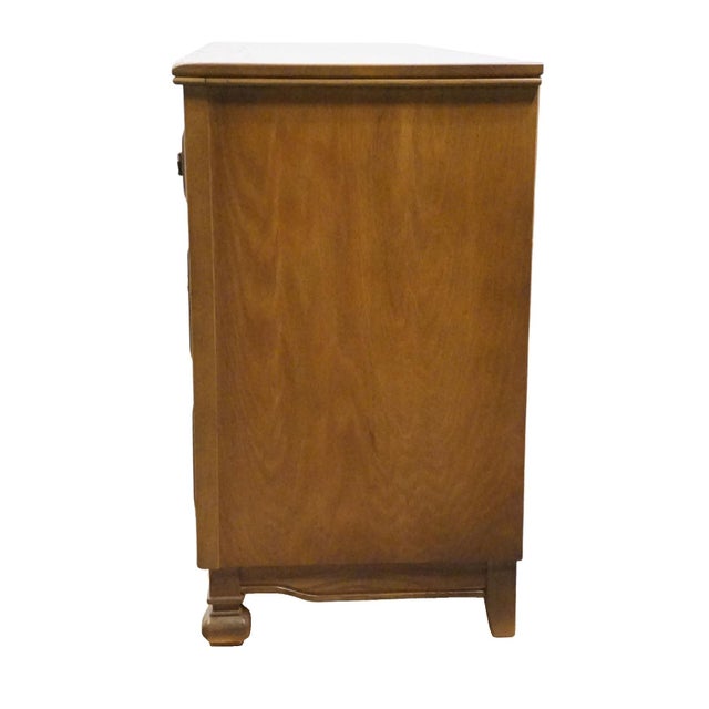 Sumter Cabinet Co. Solid Oak Mediterranean Style 63" Triple Dresser For Sale - Image 15 of 15