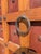 1990s Vintage Mexican Solid Wood Armoire With Handcrafted Iron Hardware For Sale - Image 5 of 17