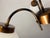 Metal Vintage Mid-Century 3-Light Opaline Glass Chandelier from Kaj, Former Yugoslavia, 1970s For Sale - Image 7 of 11
