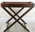 Mid 20th Century Vintage English Butler's Mahogany Tray Table With Folding Stand For Sale - Image 9 of 18