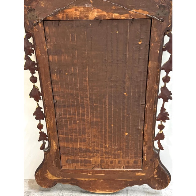 Traditional Monumental Philadelphia Federal Period Gilt & Mahogany Eagle Mirror For Sale - Image 3 of 12