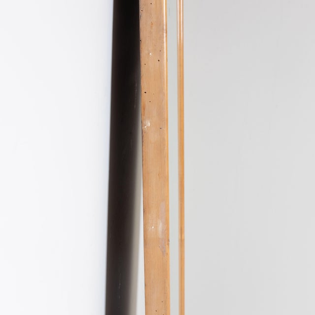 Floor Mirror with Wooden Frame, 1960s For Sale - Image 4 of 9