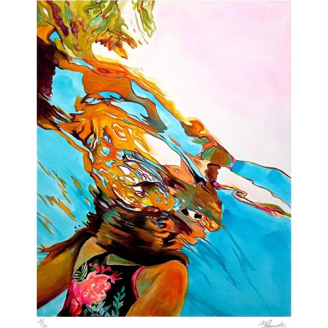 Maude Ovize, Danaé, 2025, Silkscreen Print For Sale - Image 7 of 7