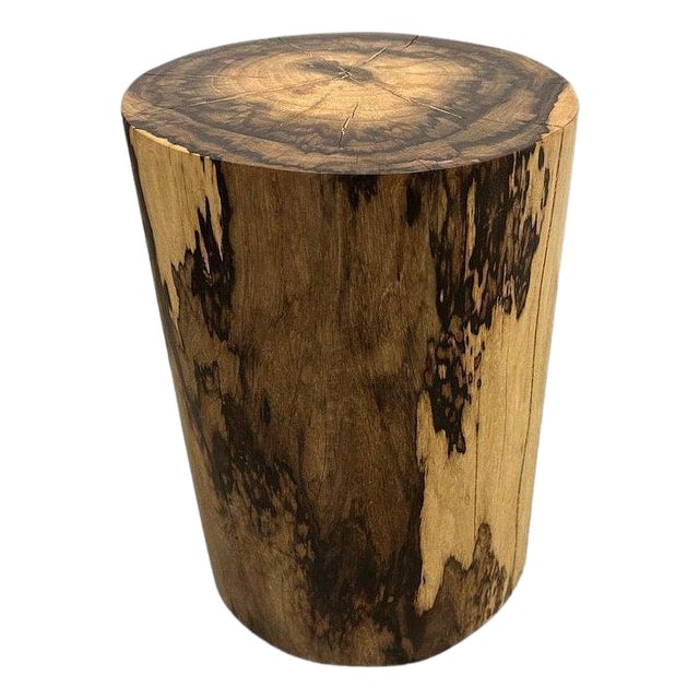 Andrianna Shamaris Exquisite Rosewood Side Table or Stool For Sale