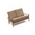 Wood Vintage Danish Teak 2-Seater Sofa, 1960s For Sale - Image 7 of 8