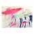 Contemporary Abstract Acrylic on Canvas "Vol De Jour" by Macha Poynder For Sale