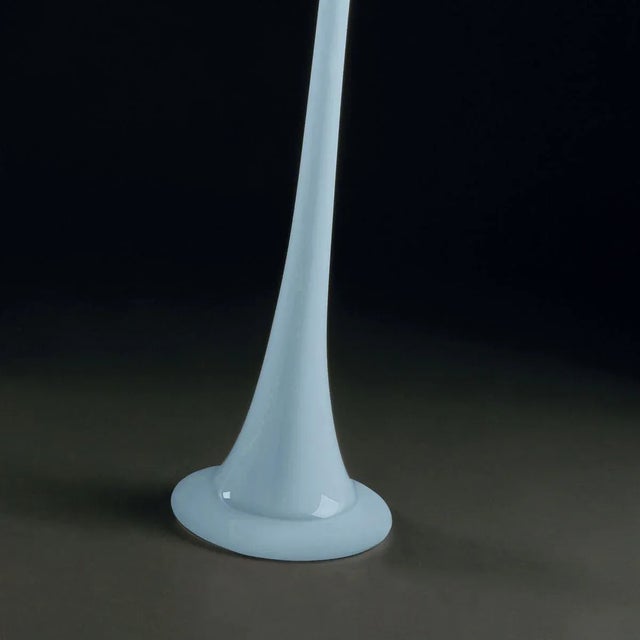 Contemporary Vase Church in Purist Blue Glass from VGnewtrend, 2020 For Sale - Image 3 of 4