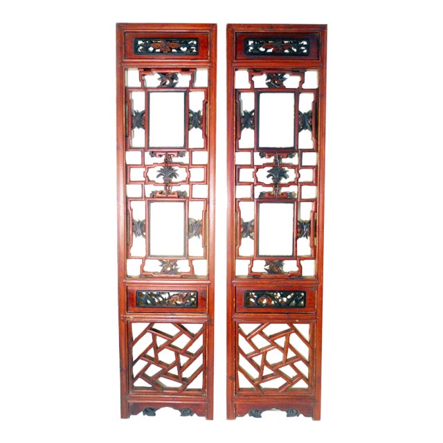 Antique Chinese Screen PanelsCunninghamia Wood A Pair Chairish