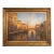 Italian Gondola Scene Signed Oil Painting For Sale