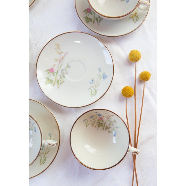 1960s Swedish Porcelain Tea or Coffee Service for 10 from Hackefors, 1960s, Set of 37 For Sale - Image 5 of 10