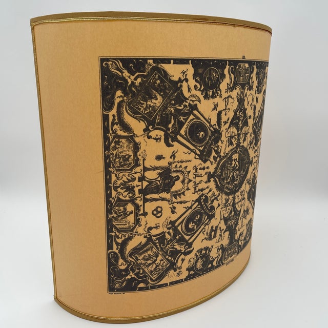 Designed By Tara Shaw Interior Design of New Orleans, this Demilune or half moon lampshade would look great on a lamp,...