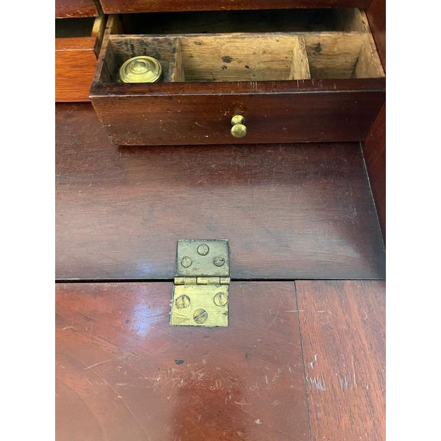 Antique George III Mahogany Desk, 18th Century For Sale - Image 11 of 17