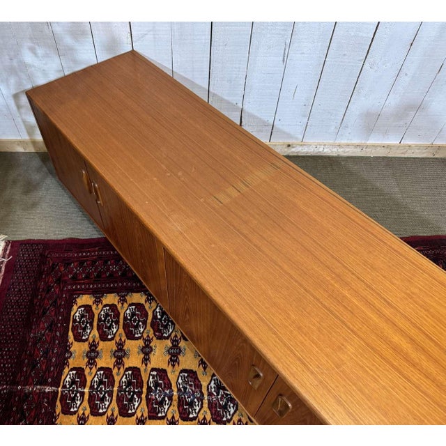 English Four-Door Sideboard in Teak by G-Plan,, 1970s For Sale - Image 9 of 12