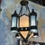 American Vintage American Albert Sechrist Wrought Iron, Glass Eight-Light Pendant Lantern For Sale - Image 3 of 12