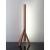 Contemporary Steccolino Table Lamp in Aluminum and Vegetable Tanned Leather by Oscar Maschera For Sale - Image 3 of 10