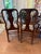 Pair of Late 20th Century Queen Anne Side Chairs With Needlepoint Seats For Sale - Image 4 of 5
