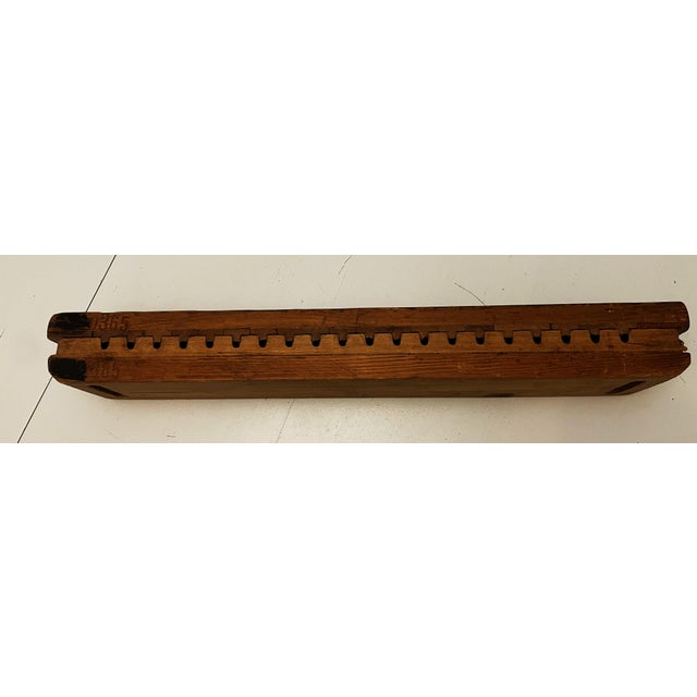Wood Vintage GDR Wooden Cigar Press Mold from VEB Holzverarbeitungswerk Rennsteig, 1960s For Sale - Image 7 of 18