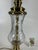 Neoclassical Brass and Hand Cut-Glass Traditional Table Lamp Vantage Sold without shade. In good working order.