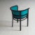 Wood Black Armchair with Turquoise Leather by Marcel Kammerer for Thonet, 1980s For Sale - Image 7 of 15