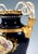 1990s 20th Century Snake Handle Vase Cobalt with Flower Painting and Gilding from Meissen, 20th, 1992 For Sale - Image 5 of 7