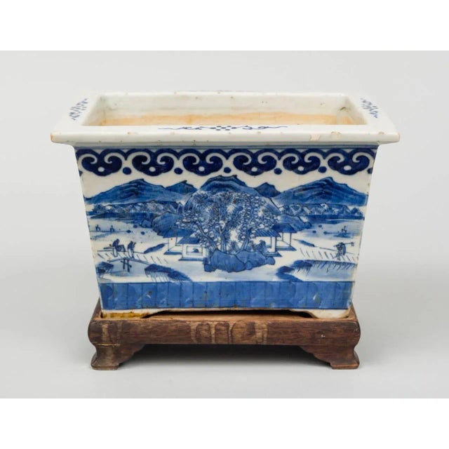 Chinese Chinese Export Jardiniere on Stand, circa 1800 For Sale - Image 3 of 8