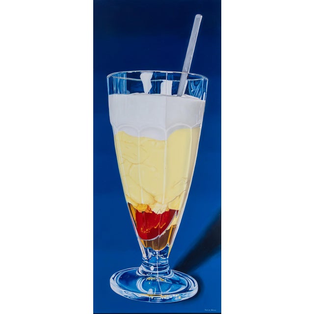 Early 21st Century Rob de Vries, \.Or do you prefer a Vanilla Vlaflip?, Oil on Canvas For Sale - Image 5 of 5